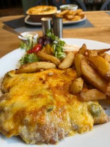 Chicken parmo in Teesdale